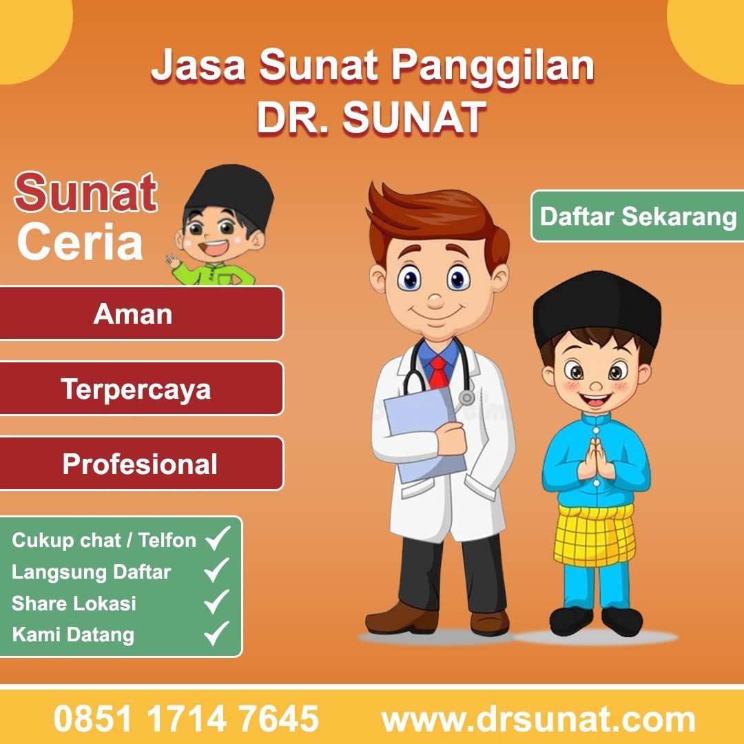 0851-1714-7645 [ TIDAK SAKIT ], Dokter Sunat Anak Kelapa Dua Wetan